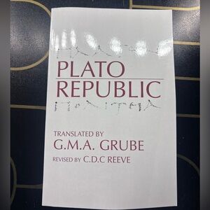 Plato Republic Book - White Cover